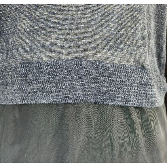 Vince Linen/Silk Lightweight Sheer tunic top Blue Size XXS - Picture 5 of 7